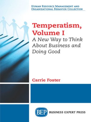 cover image of Temperatism, Volume I